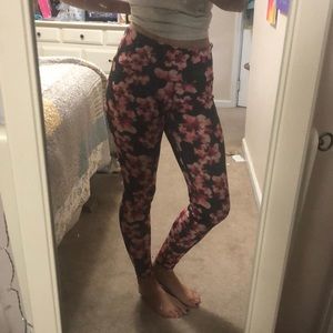 Floral leggings
